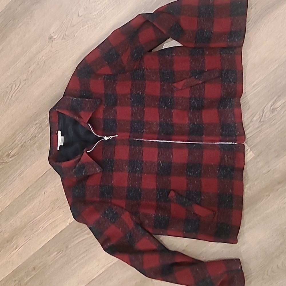Studio Works Large Red / Black Flannel jacket - Picture 1 of 5